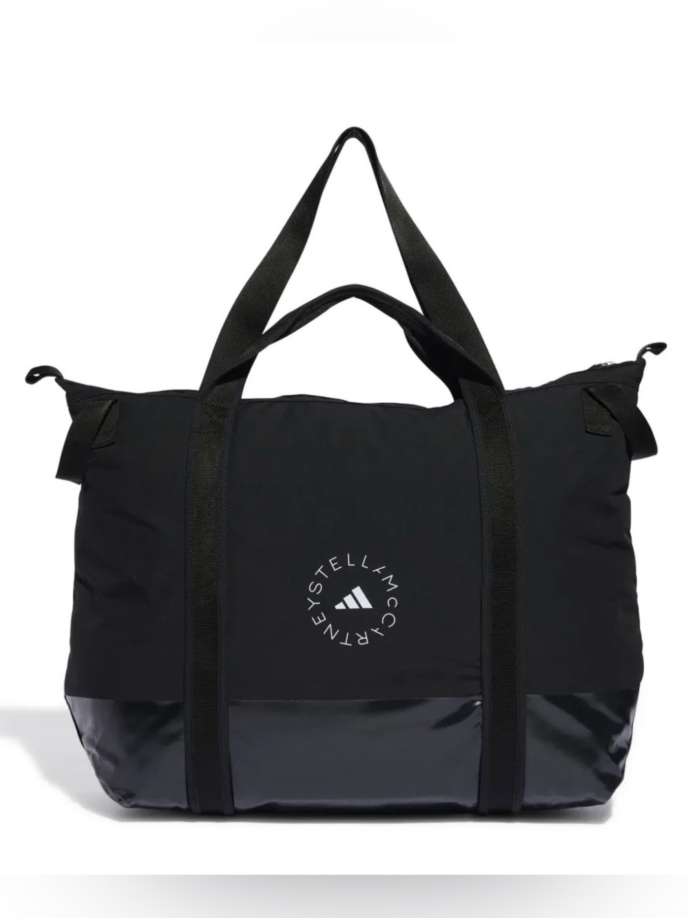 NWT adidas by Stella McCartney Tote Bag, Black/White - Picture 4 of 13
